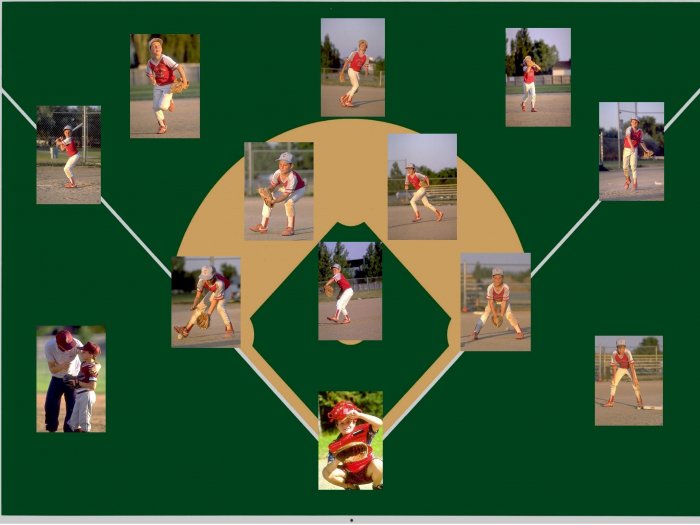 My Teams Sports Posters Baseball/Softball