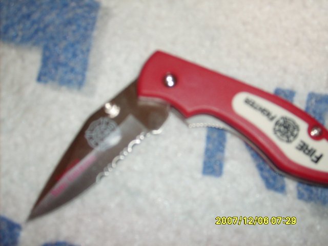 Fire Fighter Pocket Knife