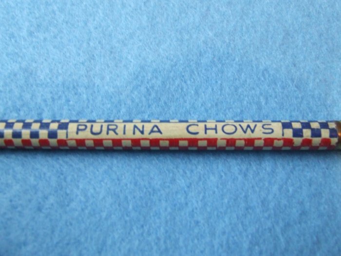 Wood Pencil Advertising PURINA CHOWS" Storm Lake, Iowa