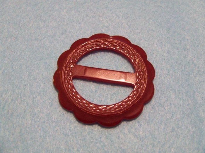Buckle Brown Plastic