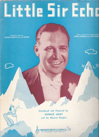 Sheet Music "Little Sir Echo"