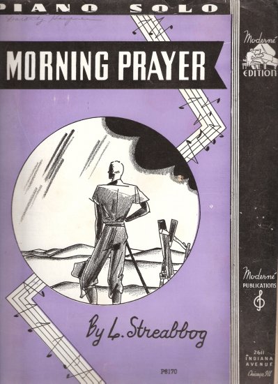 Sheet Music "MORNING PRAYER" Religious