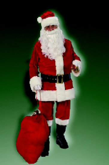 2374 Deluxe Velvet Santa Suit (Size 50-56)