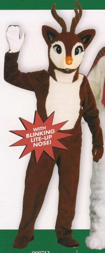 909712 Reindeer Adult Mascot Style Costume