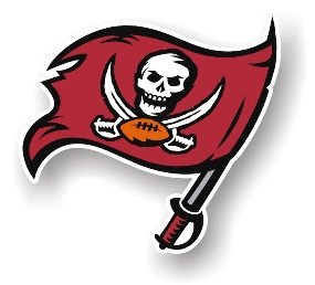 Tampa Bay Buccaneers 12" Car Magnet