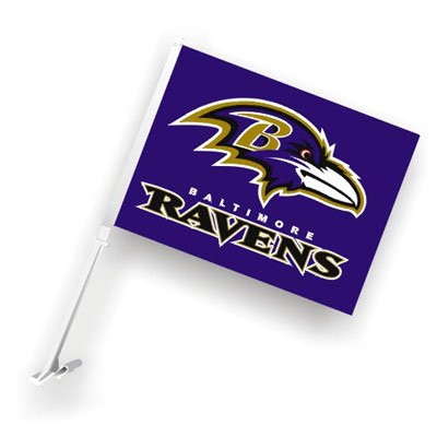 Baltimore Ravens Car Flag