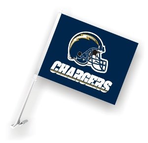 San Diego Chargers Car Flag