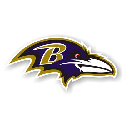 Baltimore Ravens 12" Car Magnet