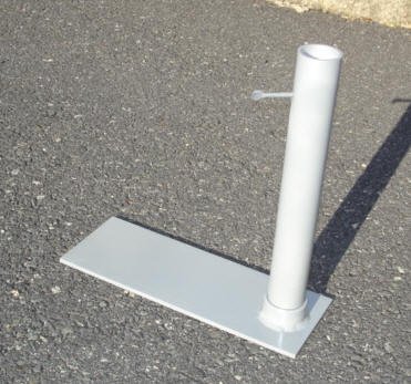 Tailgating 17' flagpole with Tire Mount