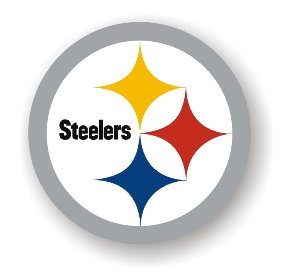 Pittsburgh Steelers 12" Car Magnet