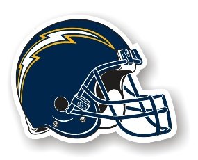 San Diego Chargers 12" Car Magnet