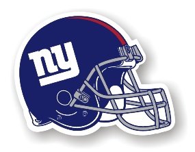 New York Giants 12" Car Magnet