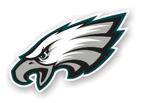 Philadelphia Eagles 12" Car Magnet