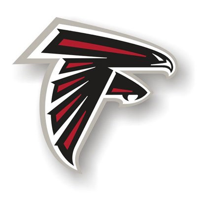 Atlanta Falcons 12" Car magnet