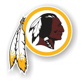 Washington Redskins 12" Car Magnet