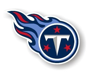 Tennessee Titans 12" Car Magnet