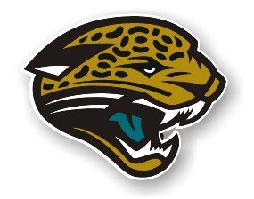 Jacksonville Jaguars 12" Car Magnet