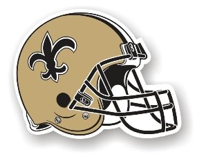 New Orleans Saints 12" Car Magnet