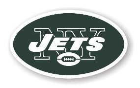 New York Jets 12" Car Magnet