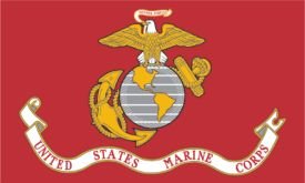 U.S. Marines Flag (3' x 5') Made of Nylon