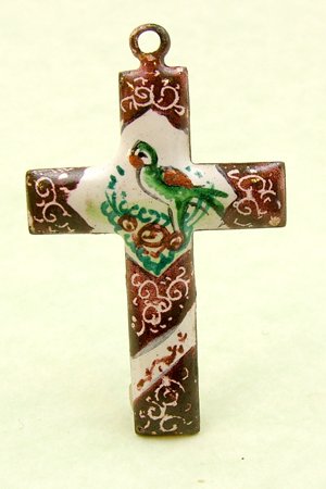 Brown Mina Kari Cross with Bird