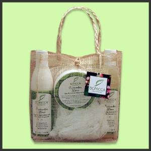 Deluxe Organic Spa Gift Set - Cucumber Lime