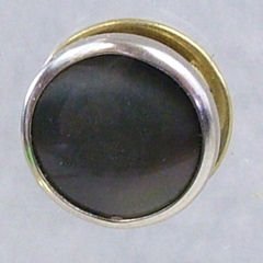 Grey Glass Tie Tac NEW
