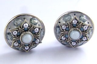 Vintage Michal Golan Clip Earrings