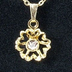 1pt Diamond Pendant