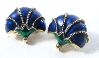 MULTILANA Gold-toned Fan Earrings