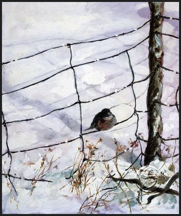 Solitude Landscape Seasonal Winter Art Print Decorating 16"x20" Poster
