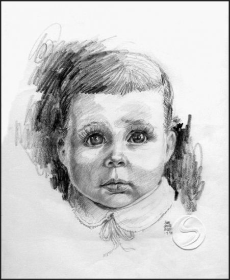 Big Eyed Child Children Gallery Art Print Home Decorating 12"x16" Poster
