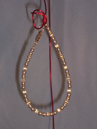 14kt beaded bracelet