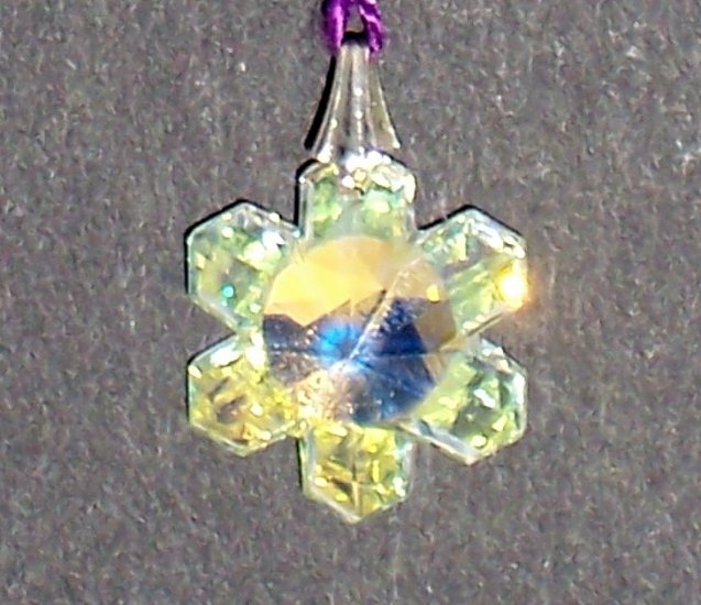 Rainbow suncatcher - Swarovski snowflake