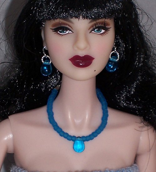 Blue drop set - Fashion Doll Jewelry