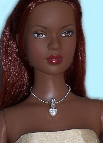 Crystal heart necklace - Fashion Doll Jewelry