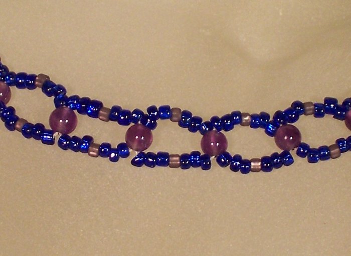 Ladder stitch choker