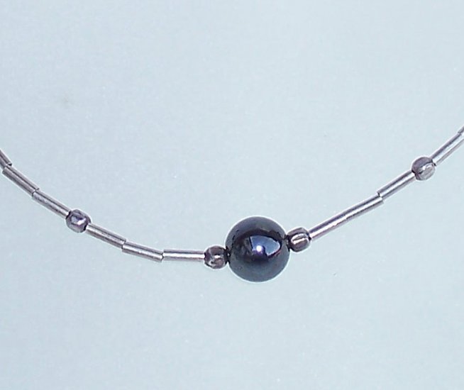 Hemalyke and silver necklace set