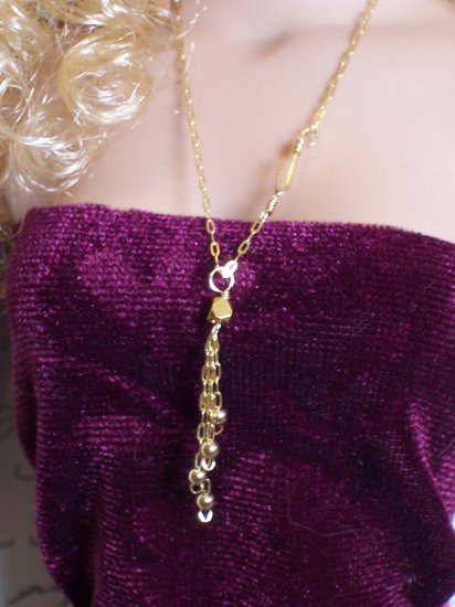Beaded tassel necklace - Fashion Doll Jewelry