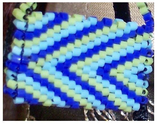 Blue zig-zag purse - Fashion Doll Accessories