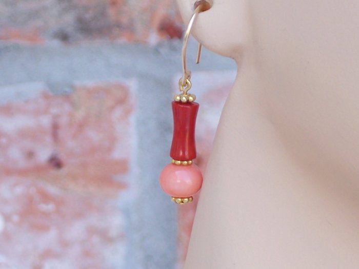 Coral necklace set