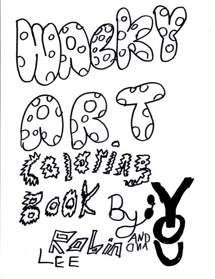 Wacky Art Coloring Book #1
