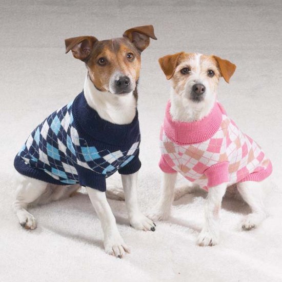 Argyle Turtleneck Sweaters
