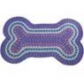 Bone Shaped Braided Rug
