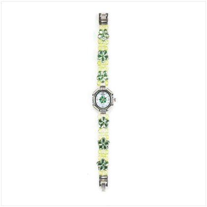 GREEN DAISY BAND FASHION WATCH