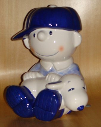 Snoopy & Charlie Brown ceramic Piggy Bank