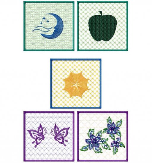 In The Hoop Pot Holder Set