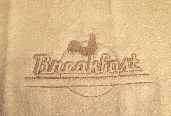 Embossed Breakfast Design