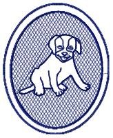 Embossed Dog