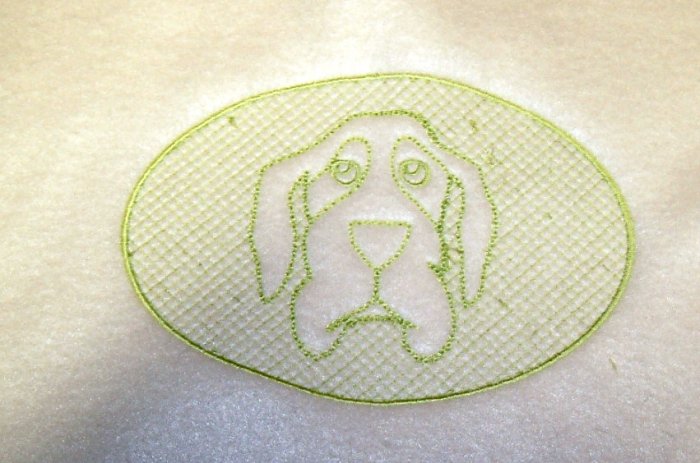 Hang Dog Embossed Design